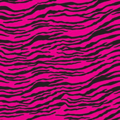 Zebra Stripe Pink Bandana - 22x22 Inch - 1 piece
