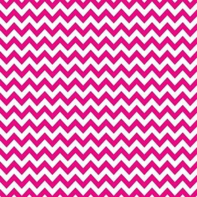 22 x 22 Chevron Pink Bandana 22x22 Inch-12 pieces-