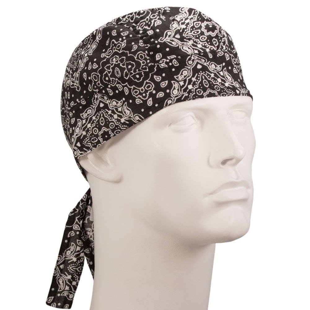 Paisley Squares Head Wrap - 100% Cotton - Imported