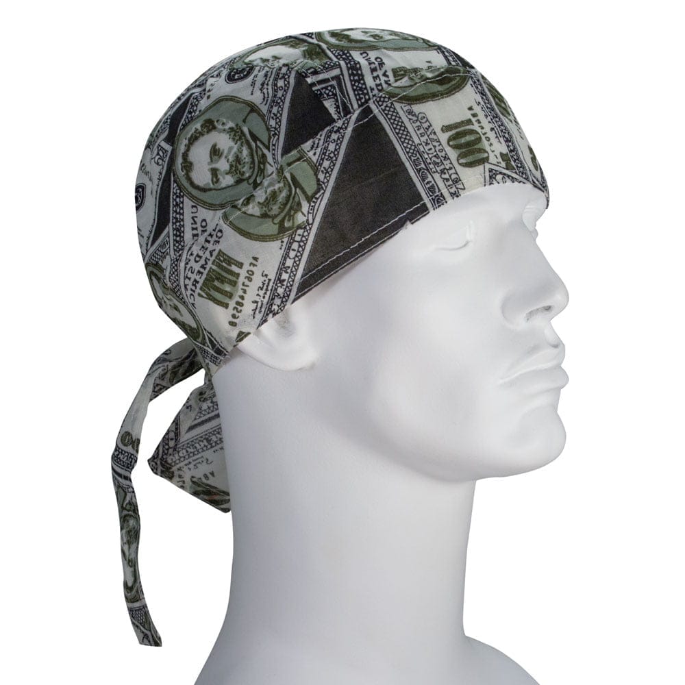 Money Print Doo Rag - 12 pieces
