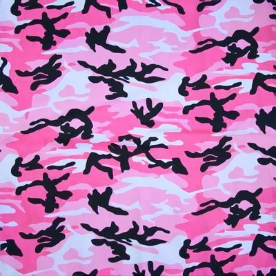 USA Made Pink Camo Bandana - 22x22 Inch - 1 piece