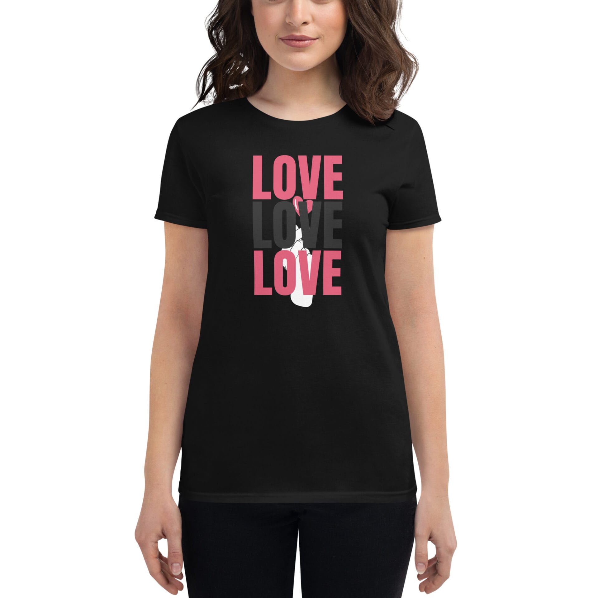 Women's Valentine's Day Short Sleeve T-Shirt - B2 4