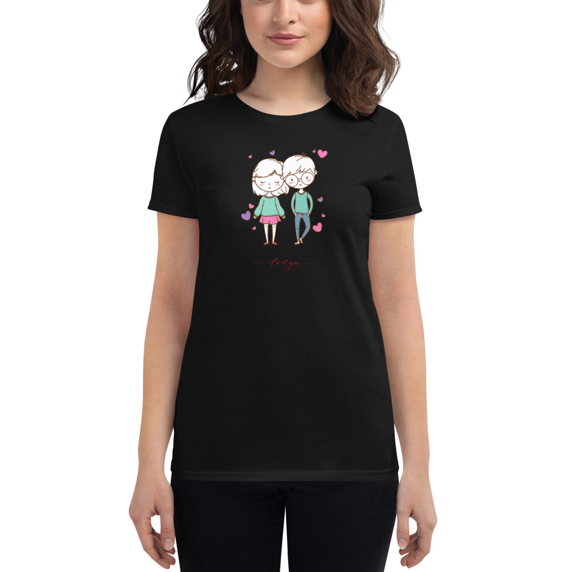 Women's Valentine's Day Short Sleeve T-Shirt - B2 13
