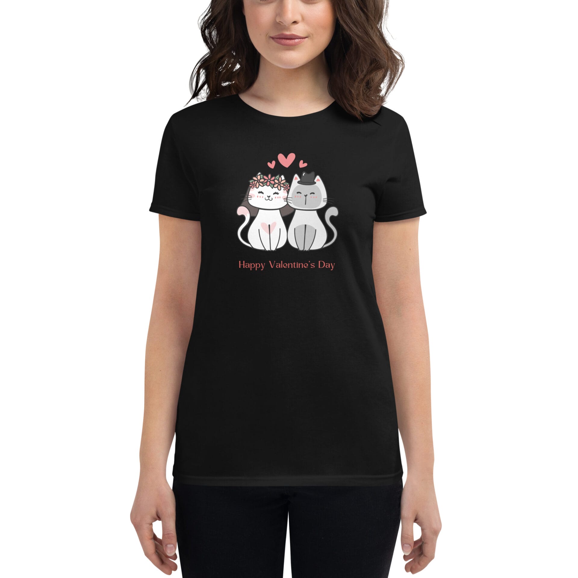 Women's Valentine's Day Short Sleeve T-Shirt - B3 4