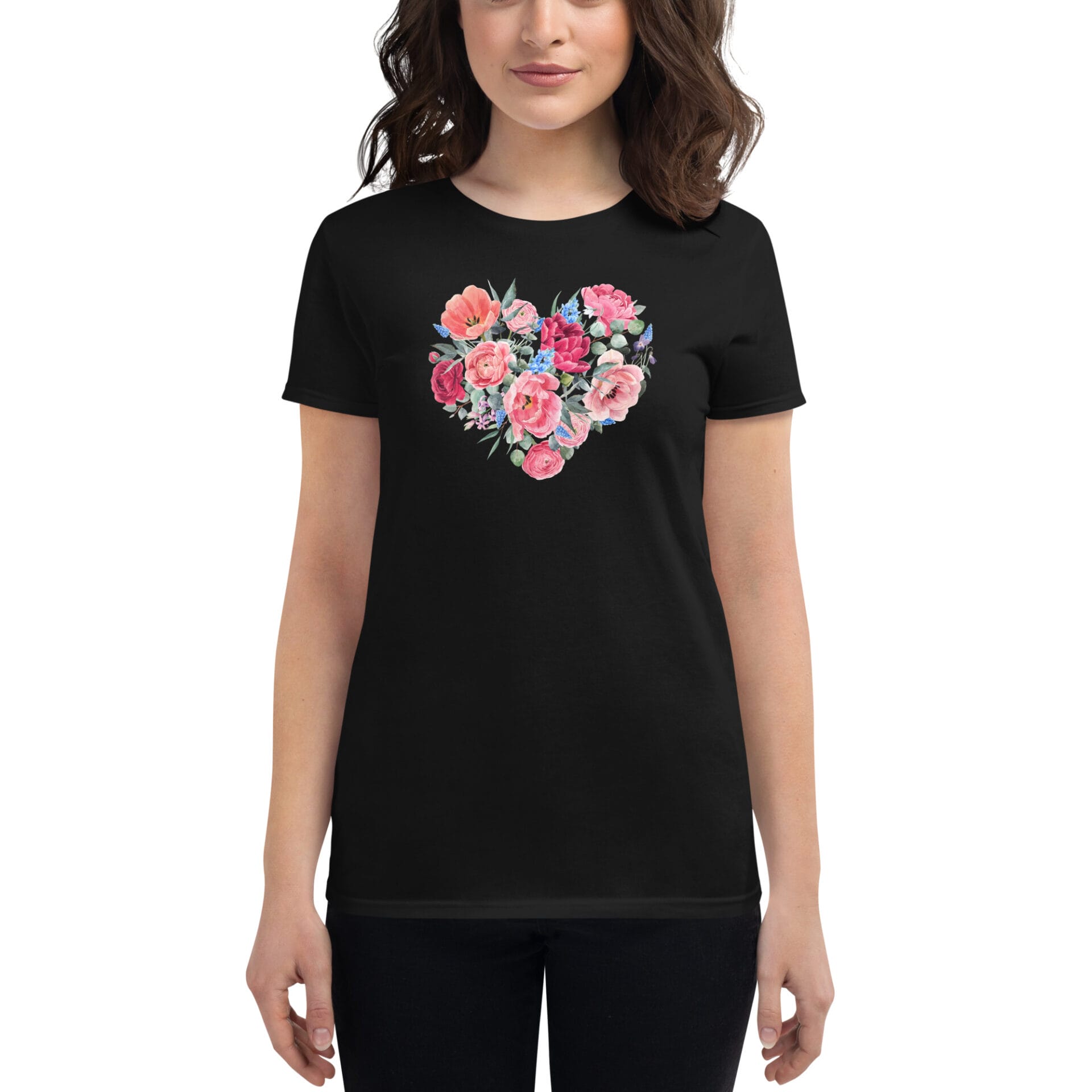 Women's Valentine's Day Short Sleeve T-Shirt - B3 5