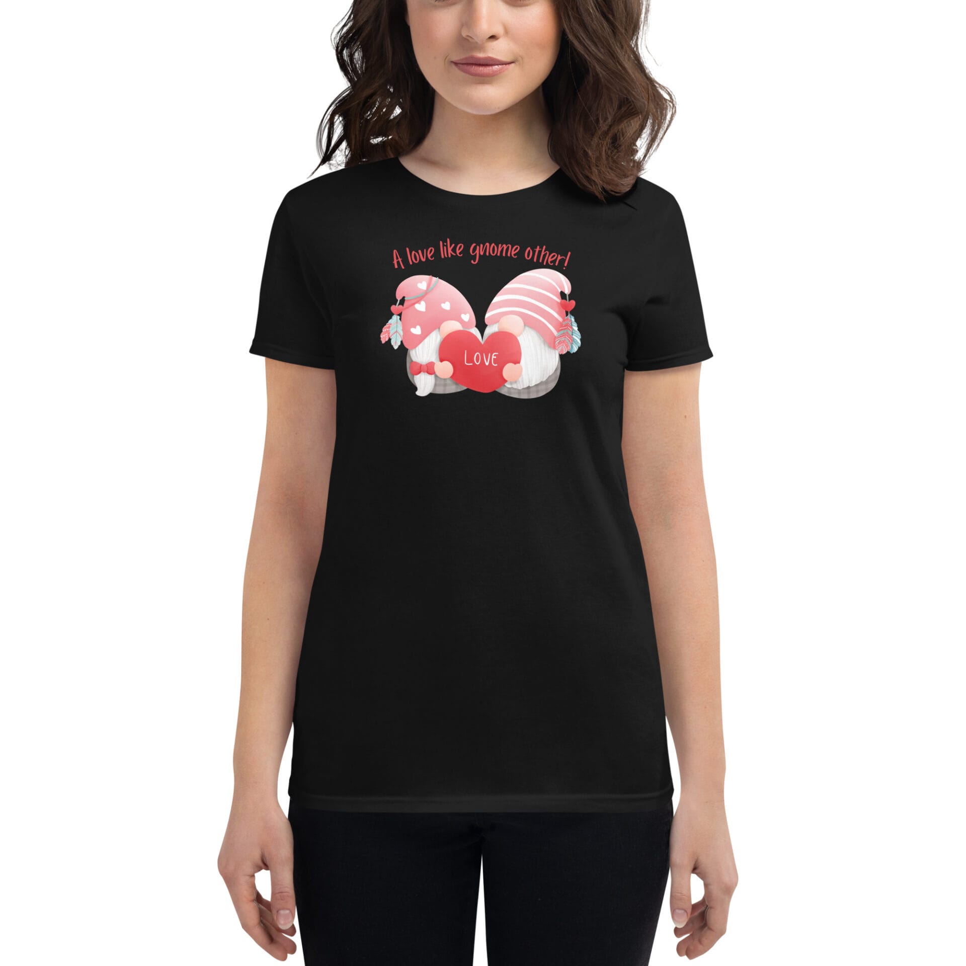 Women's Valentine's Day Short Sleeve T-Shirt - B3 - 21