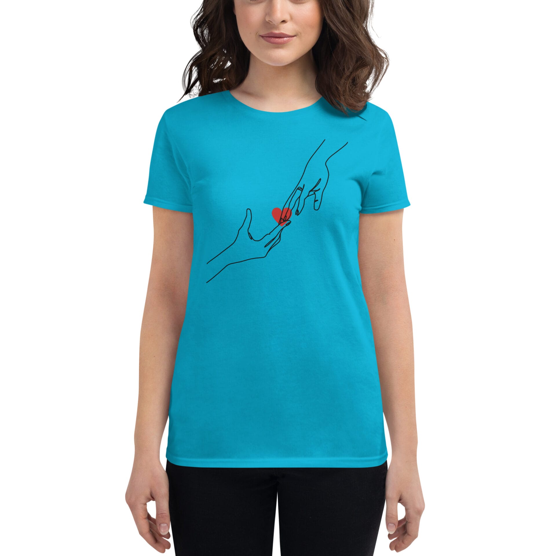 Women's Valentine's Day Short Sleeve T-Shirt - WVD 3