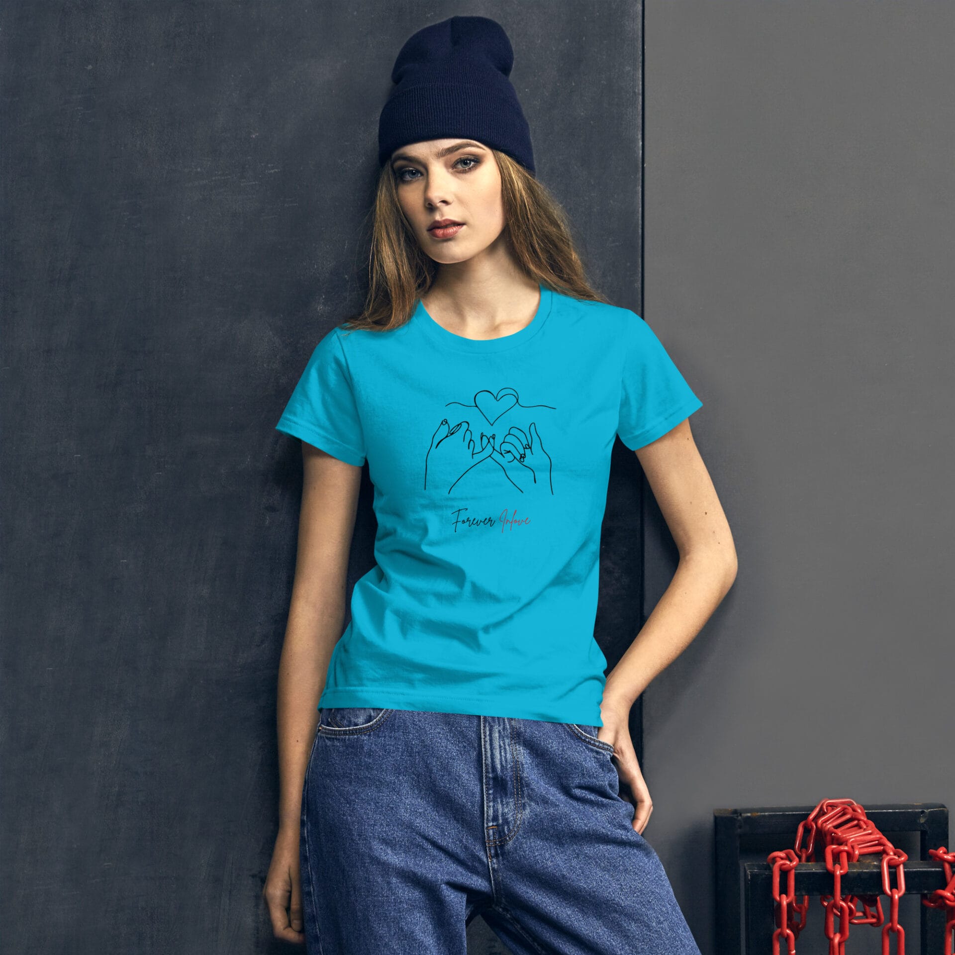 Women's Valentine's Day Short Sleeve T-Shirt - WVD 6