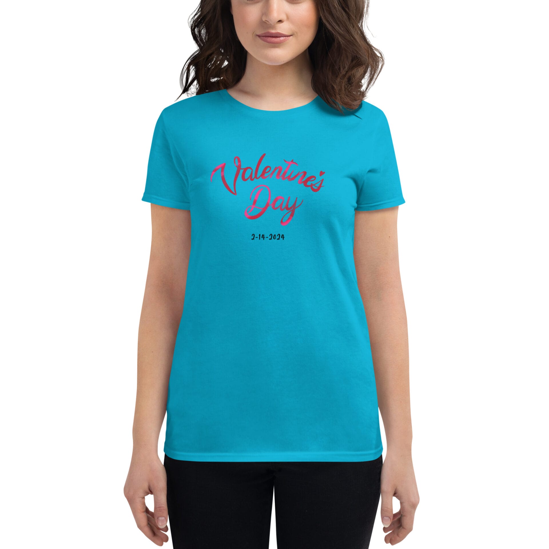 Women's Valentine's Day Short Sleeve T-Shirt - WVD 21