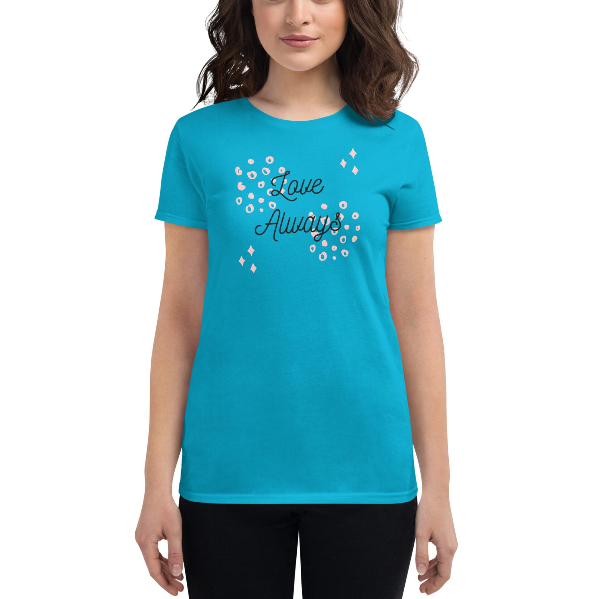 Women's Valentine's Day Short Sleeve T-Shirt - B2 3
