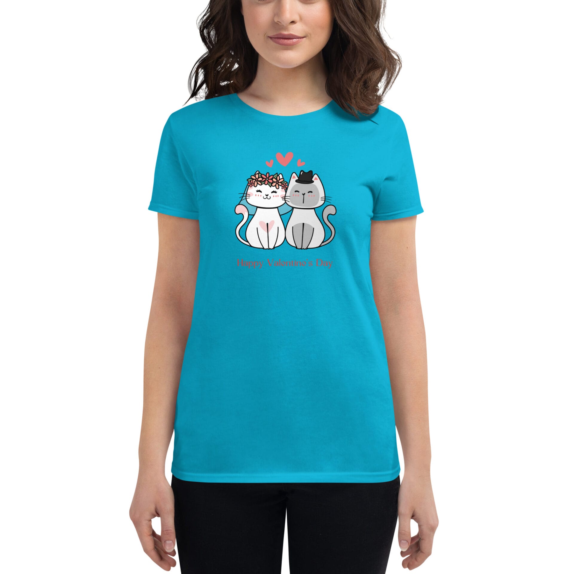 Women's Valentine's Day Short Sleeve T-Shirt - B3 4