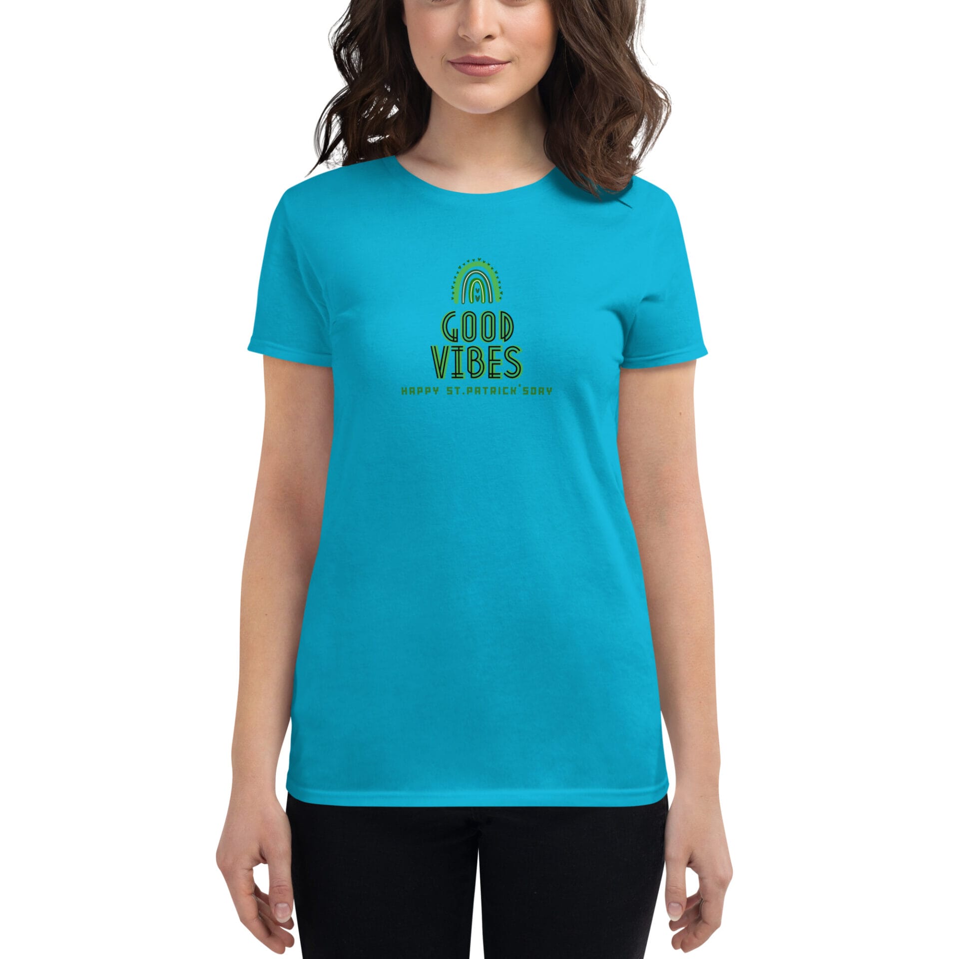 Women's St. Patrick's Day Short Sleeve T-Shirt - B2 - 26