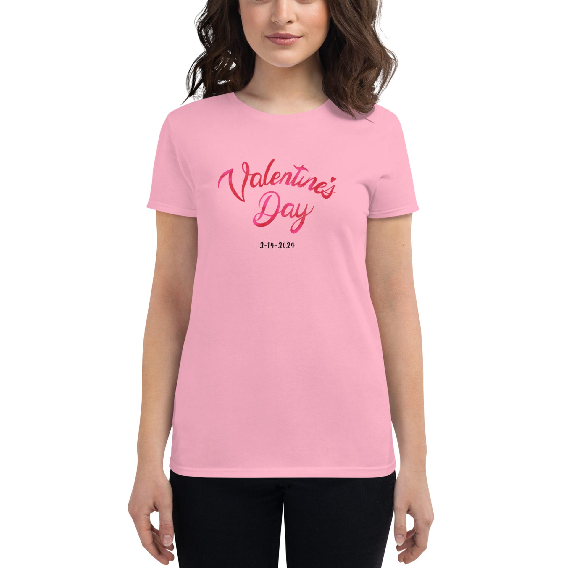 Women's Valentine's Day Short Sleeve T-Shirt - WVD 21