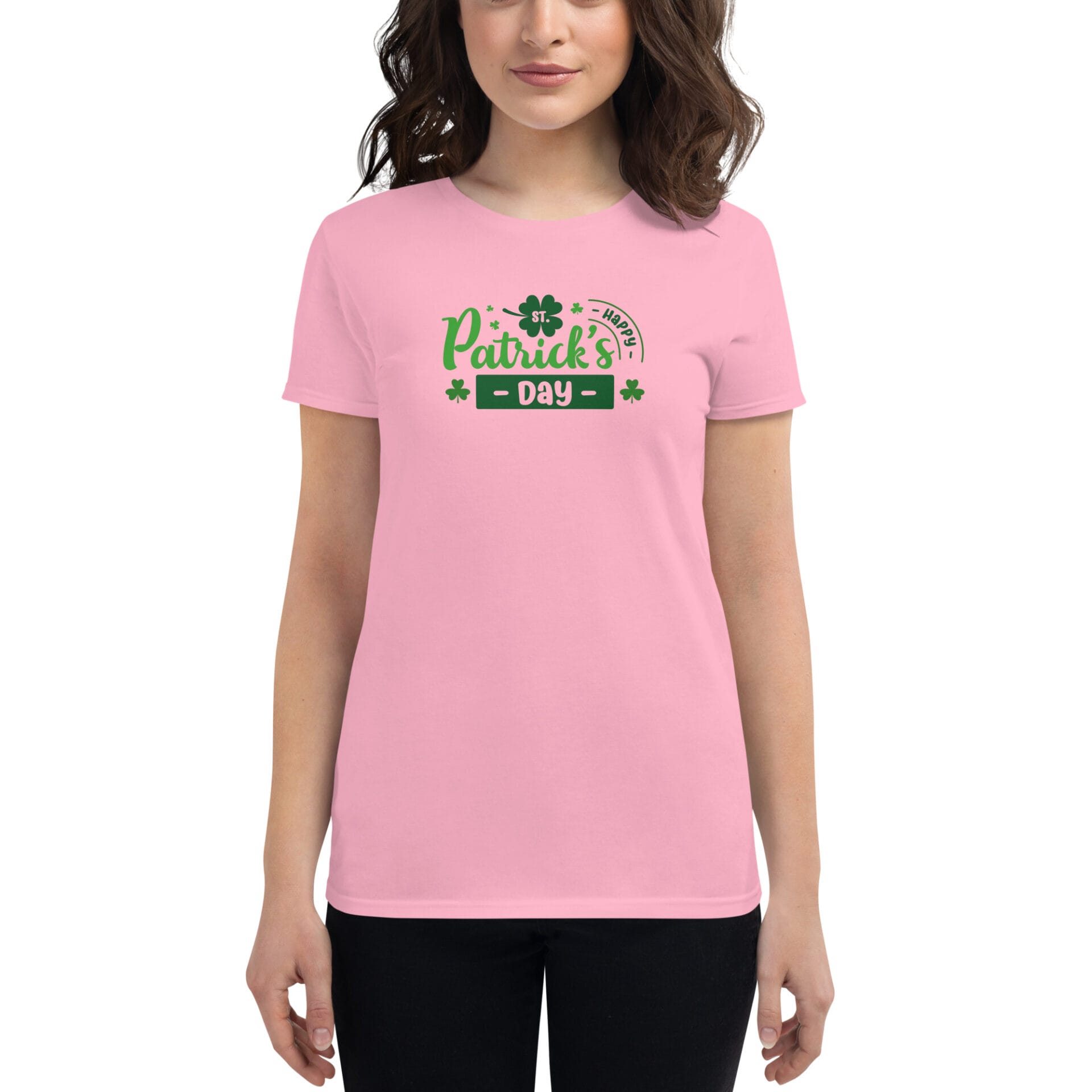 Women's St. Patrick's Day Short Sleeve T-Shirt - B2 - 12