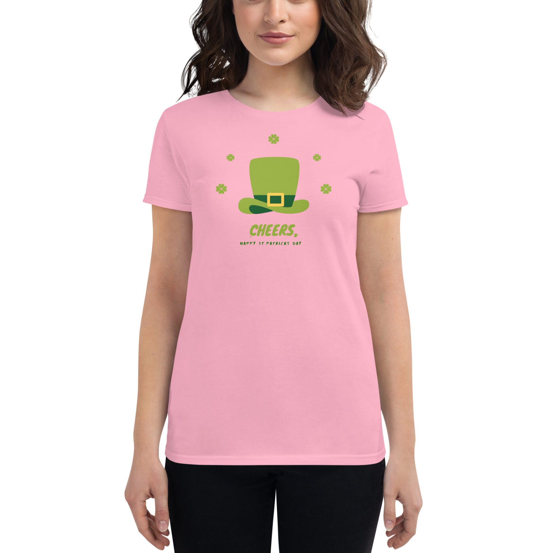 Women's St. Patrick's Day Short Sleeve T-Shirt - B2 - 18