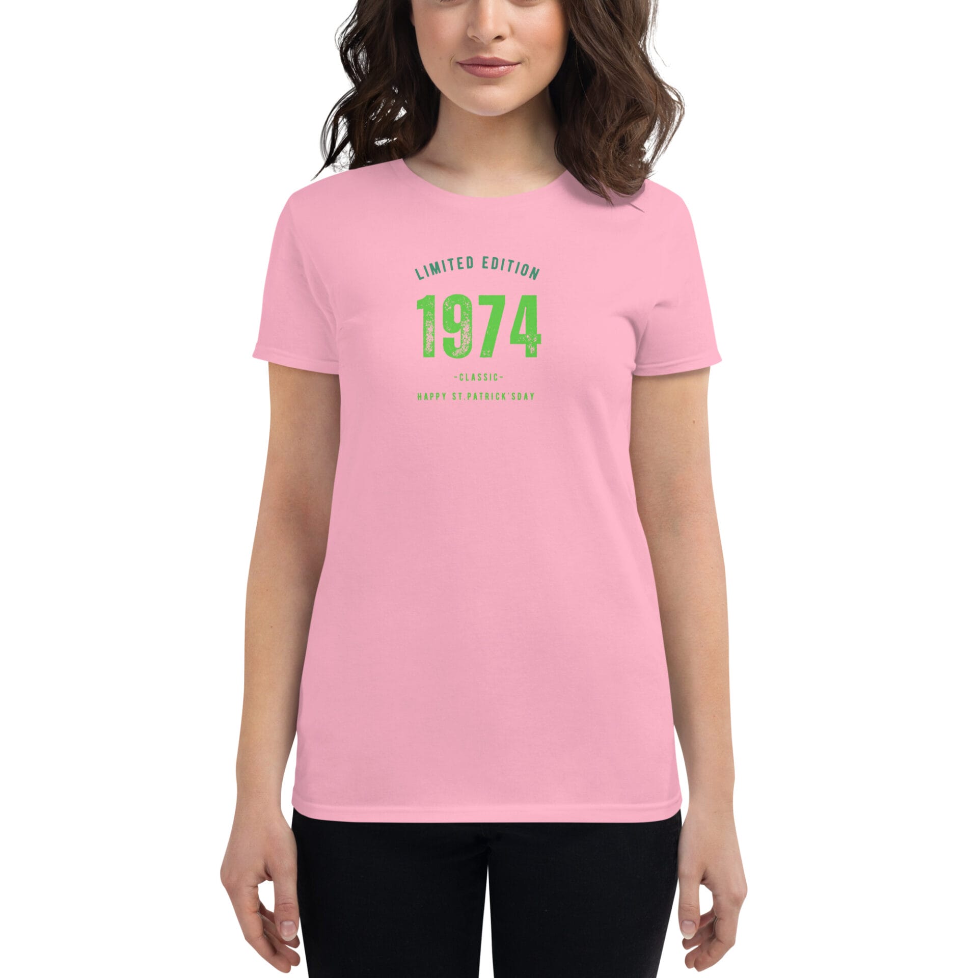 Women's St. Patrick's Day Short Sleeve T-Shirt - B2 - 22