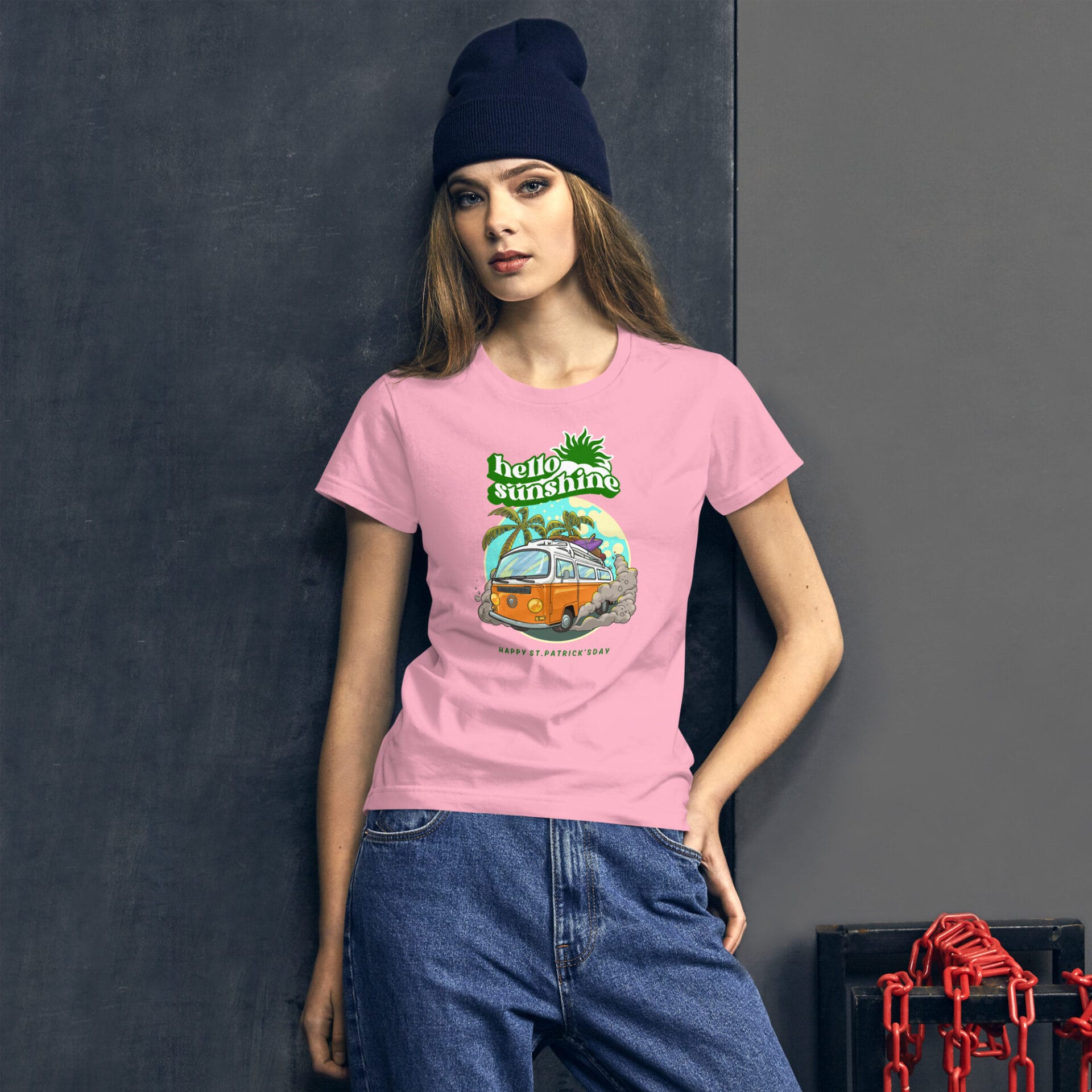 Women's St. Patrick's Day Short Sleeve T-Shirt - B2 - 24