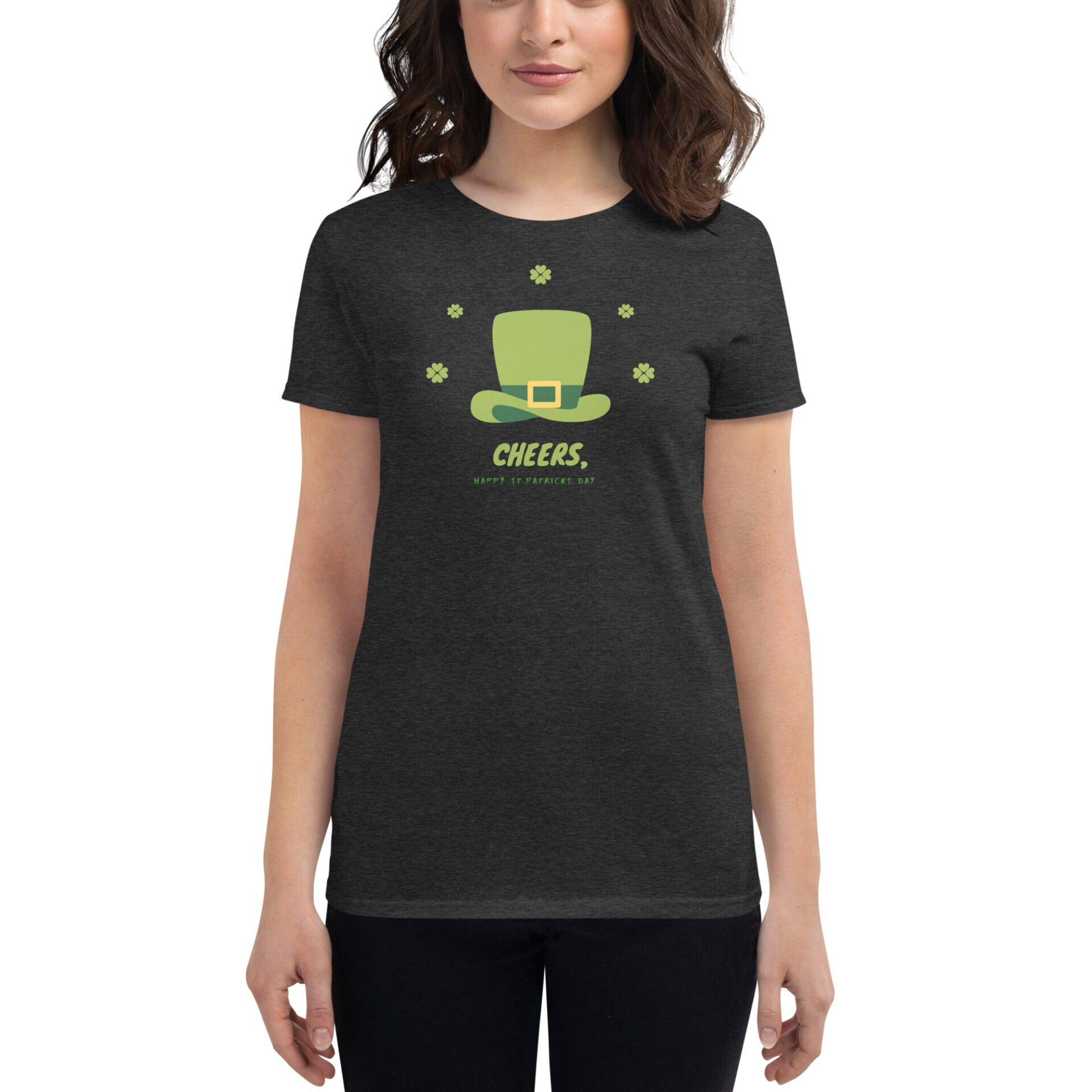 Women's St. Patrick's Day Short Sleeve T-Shirt - B2 - 18