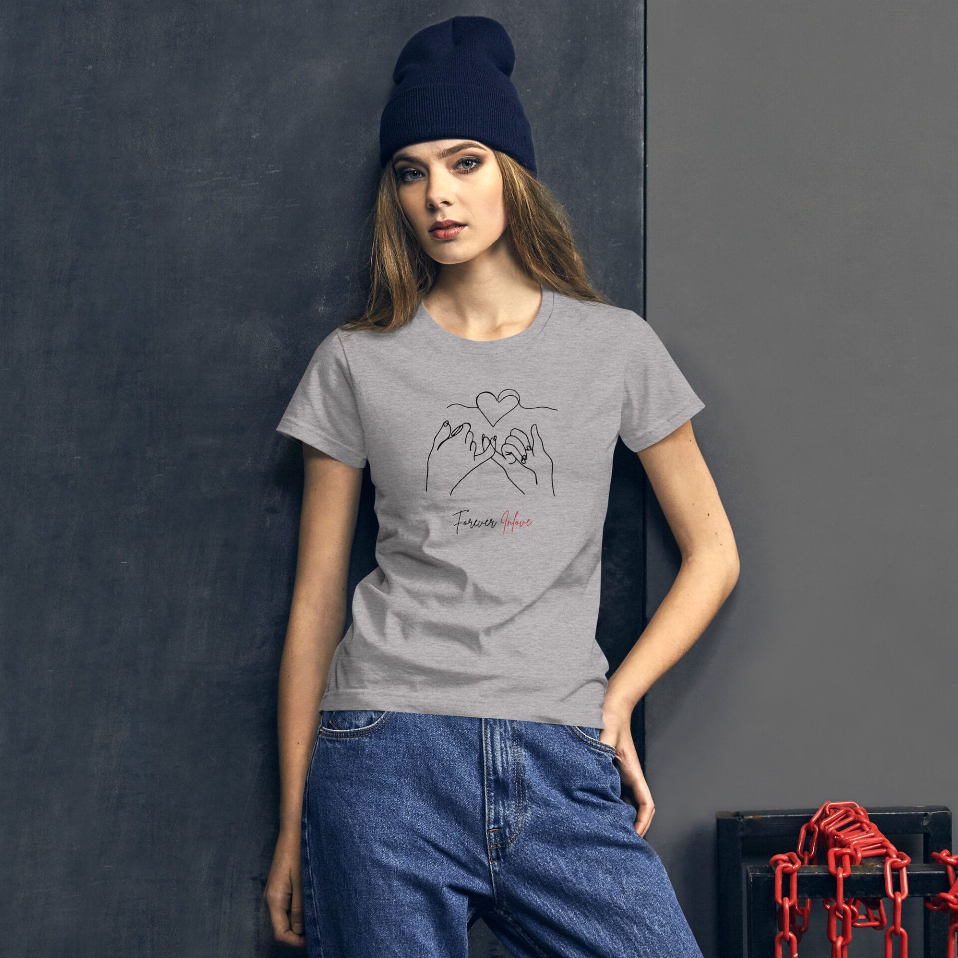 Women's Valentine's Day Short Sleeve T-Shirt - WVD 6