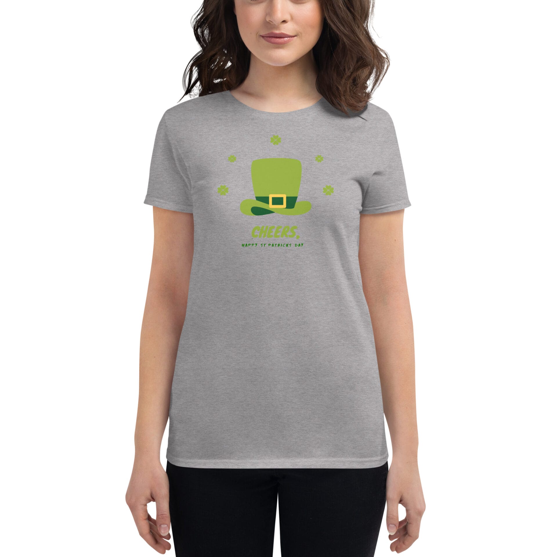 Women's St. Patrick's Day Short Sleeve T-Shirt - B2 - 18