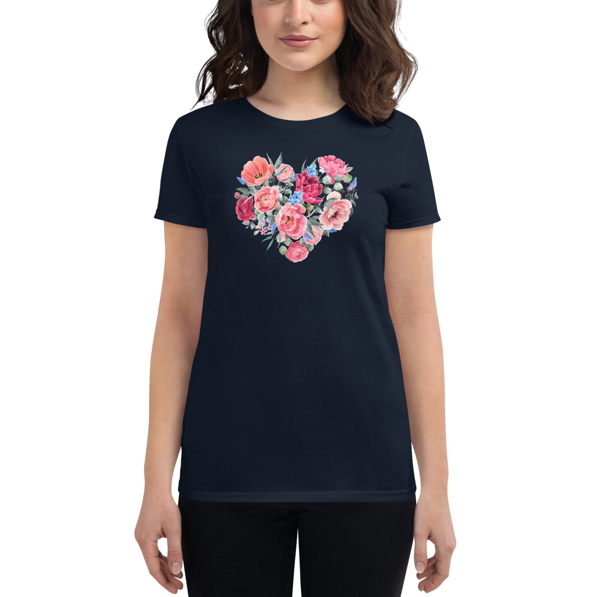 Women's Valentine's Day Short Sleeve T-Shirt - B3 5