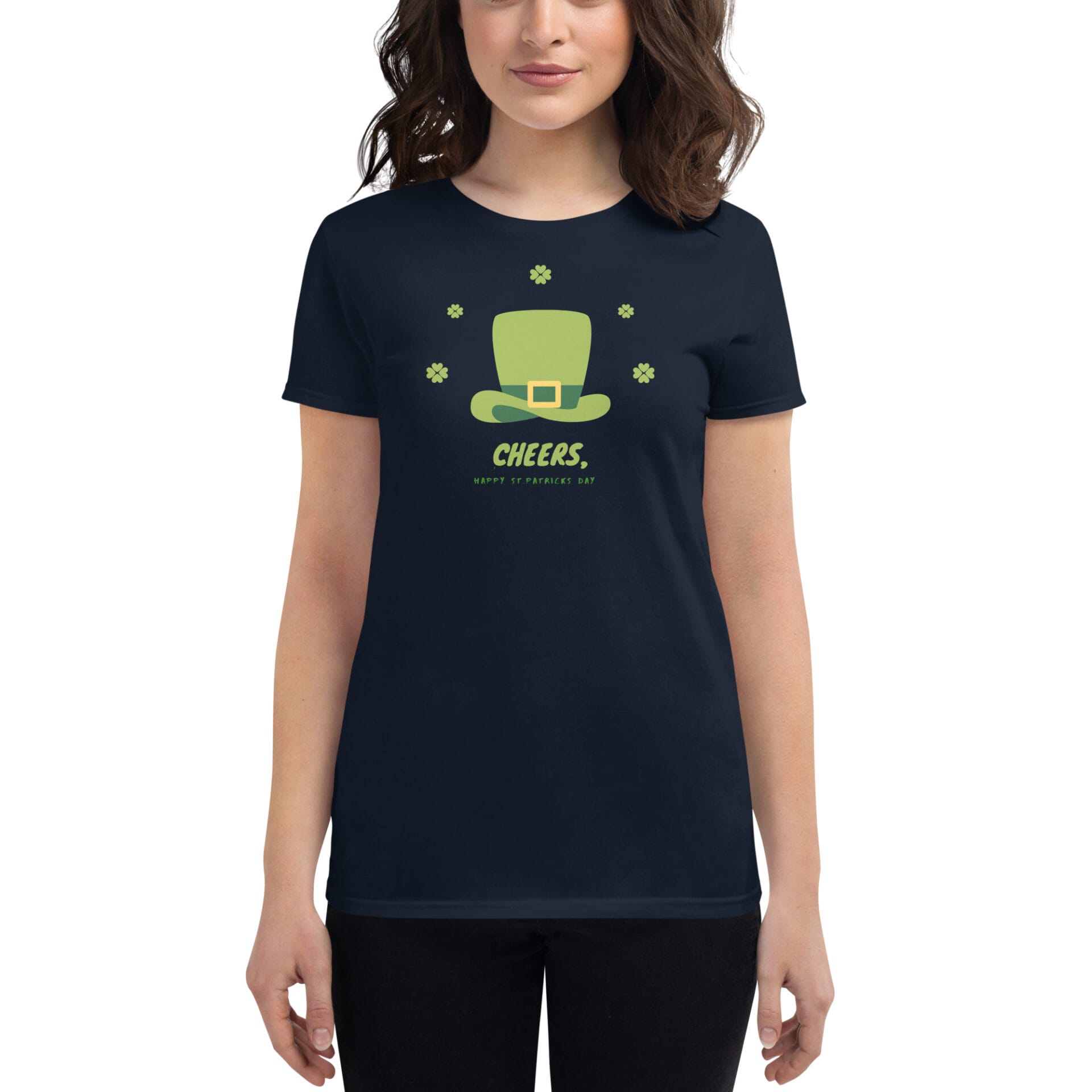 Women's St. Patrick's Day Short Sleeve T-Shirt - B2 - 18