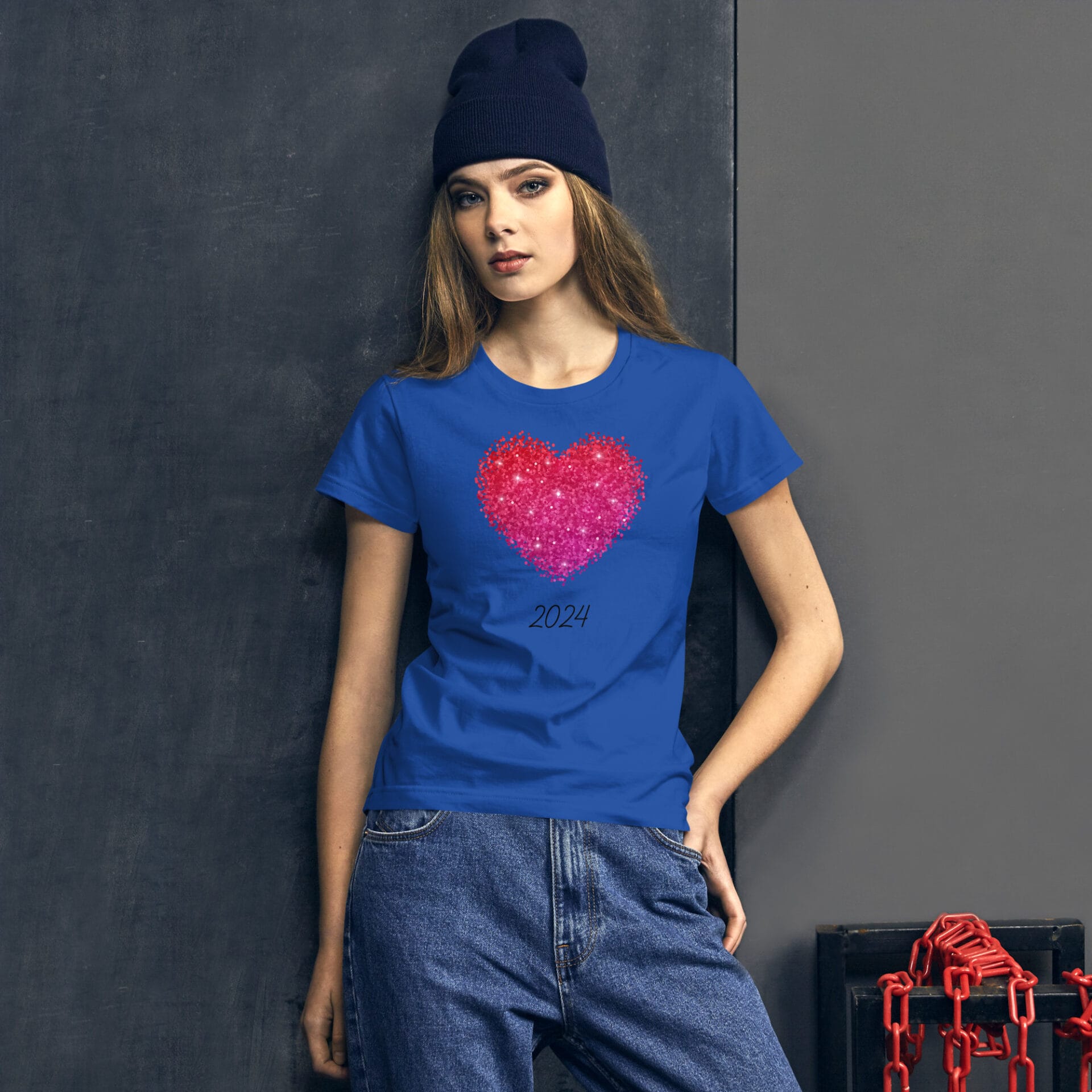 Women's Valentine's Day Short Sleeve T-Shirt - WVD 12