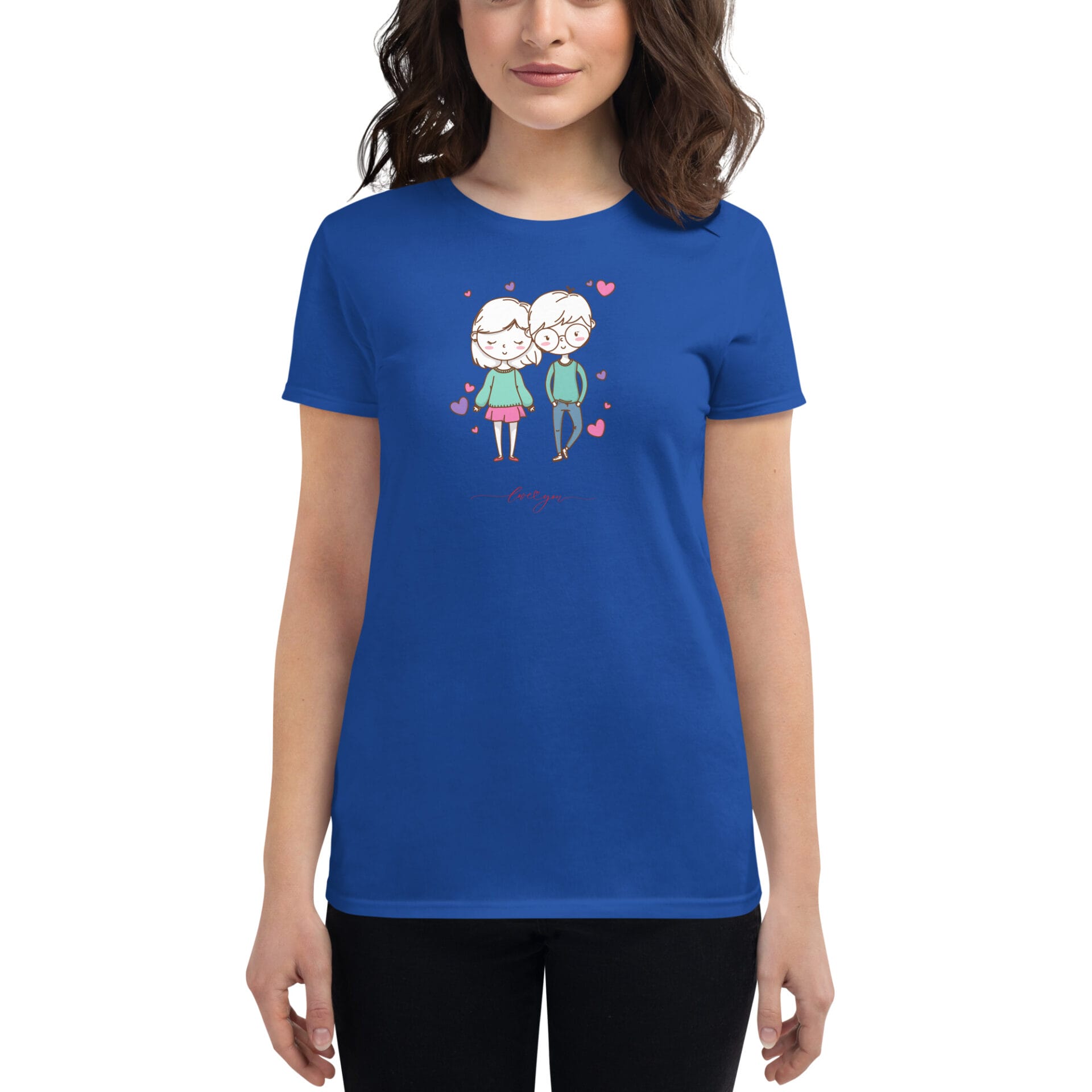 Women's Valentine's Day Short Sleeve T-Shirt - B2 13