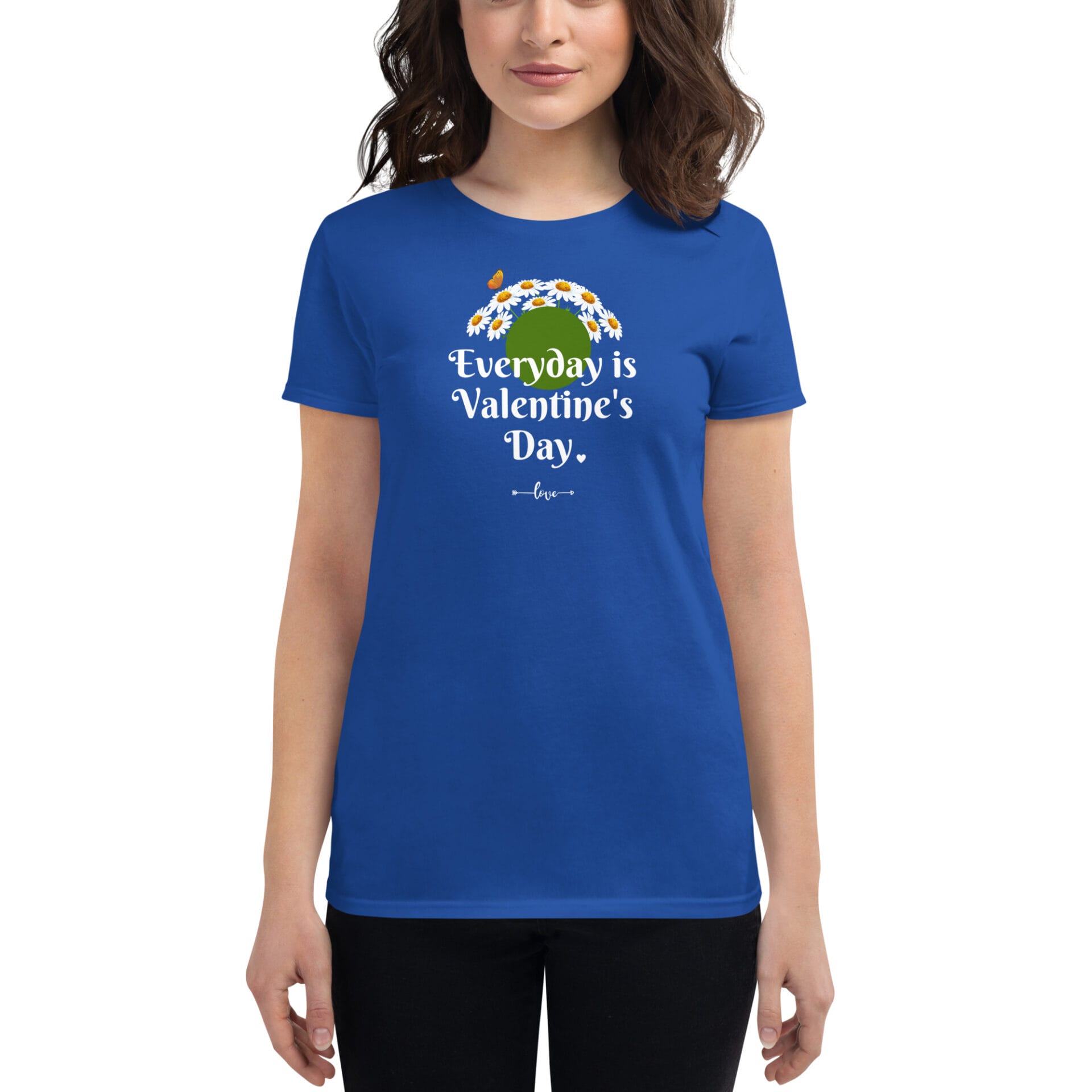 Women's Valentine's Day Short Sleeve T-Shirt - B3 - 30