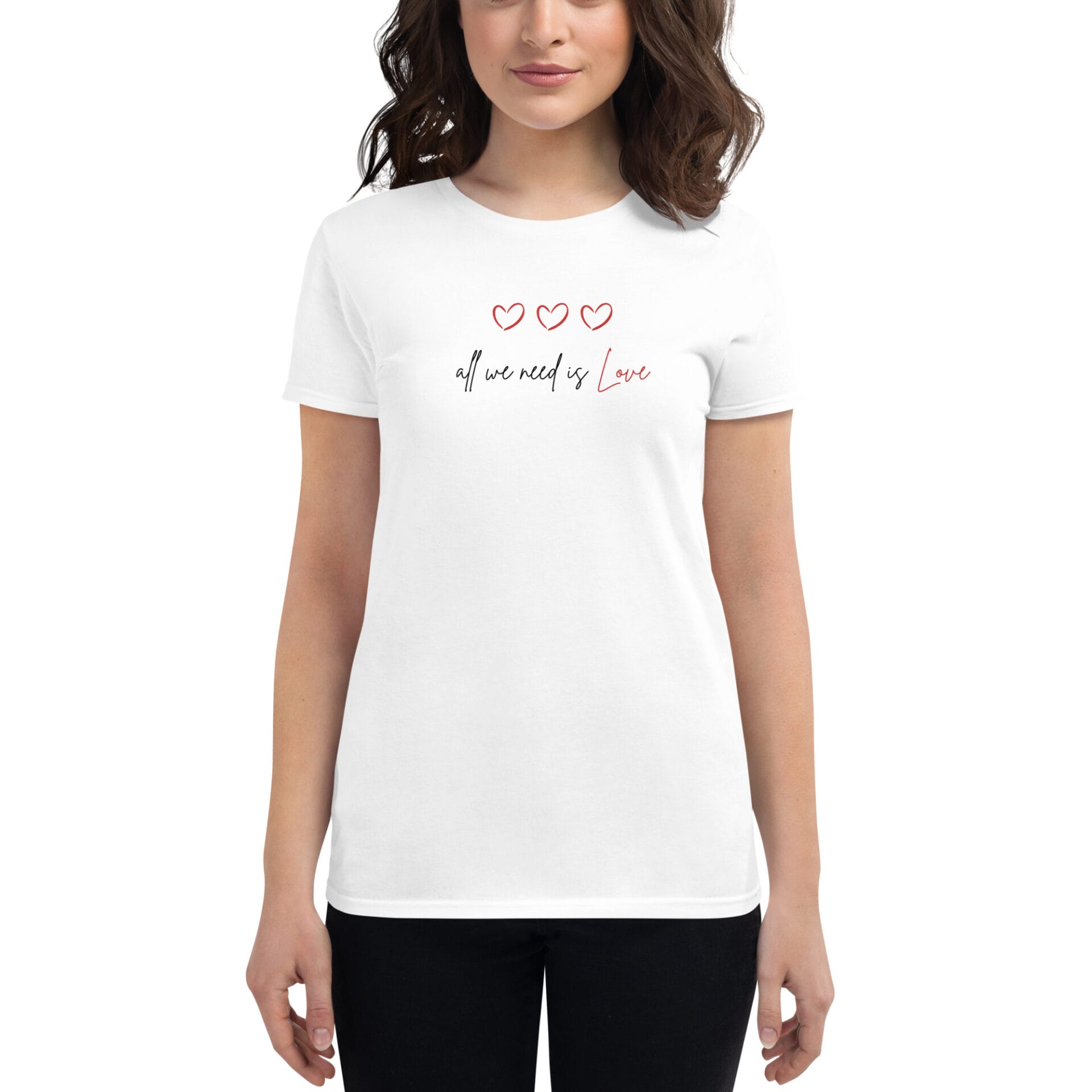 Women's Valentine's Day Short Sleeve T-Shirt - WVD 4