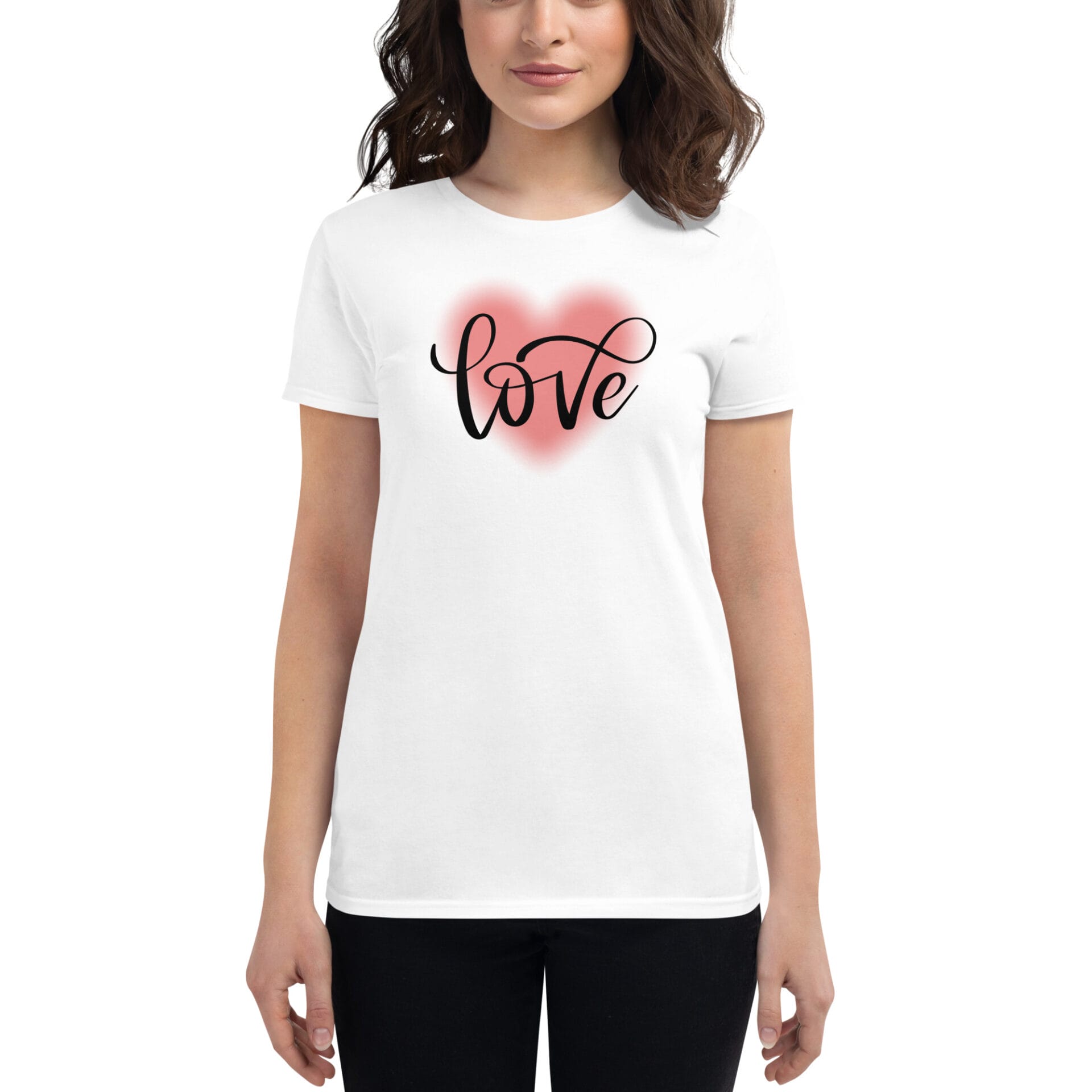 Women's Valentine's Day Short Sleeve T-Shirt - WVD 7