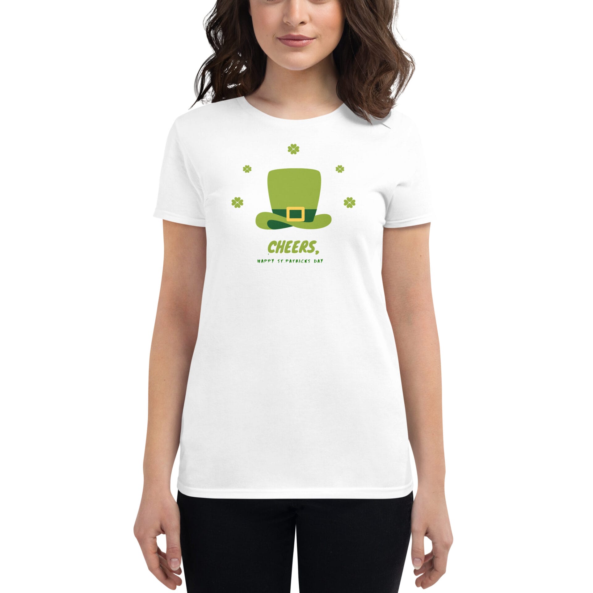 Women's St. Patrick's Day Short Sleeve T-Shirt - B2 - 18